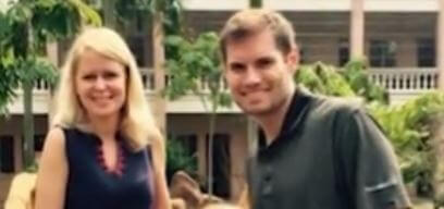 Chris Nagel with his beautiful wife, Molly Henneberg